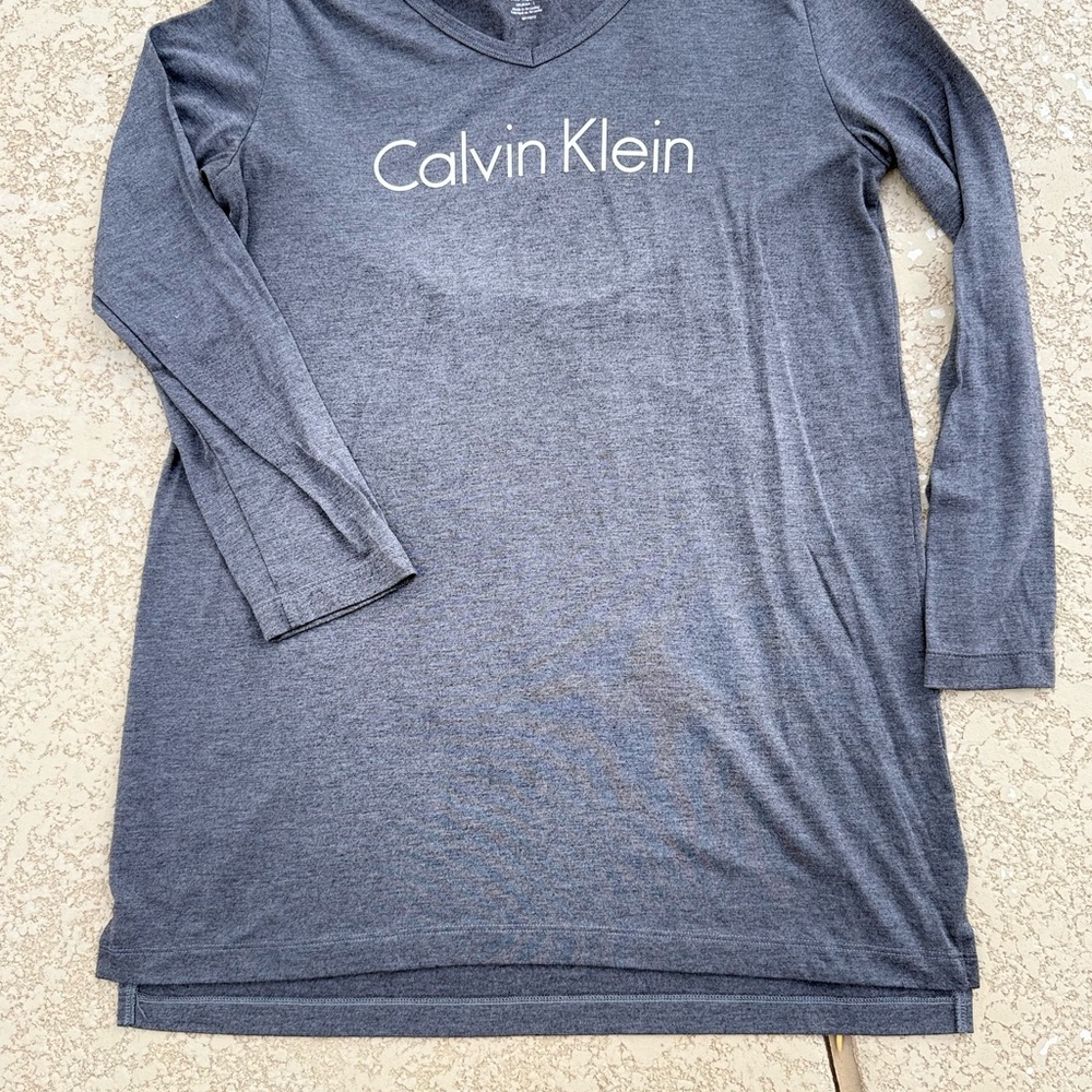 Calvin Klein Charcoal Long Sleeve Top